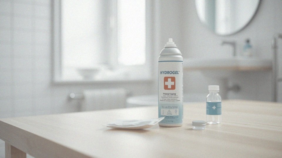 Jakie są objawy, które można leczyć opatrunkiem hydrożelowym w sprayu?
