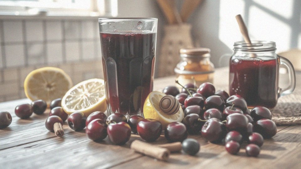 Które dodatki można dodać do soku z wiśni, aby poprawić jego smak?