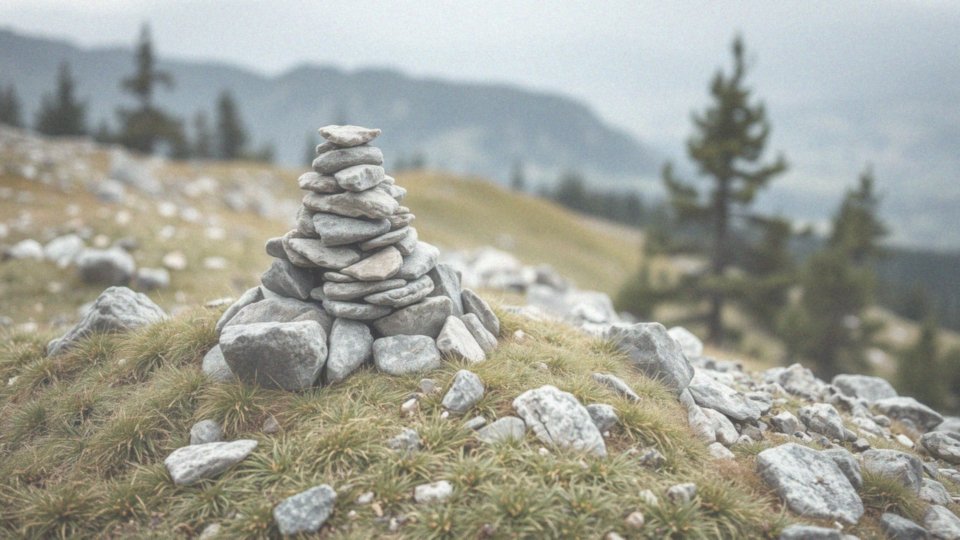Jakie są różnice między kamiennymi kopczykami a innymi formami oznakowania szlaków?