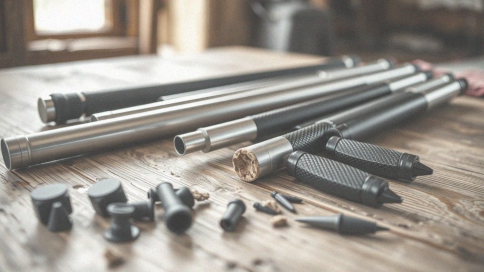 Jakie materiały są używane do produkcji kijków trekkingowych składanych?