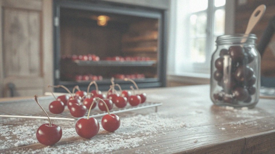 Jakie są metody suszenia wiśni kandyzowanych?