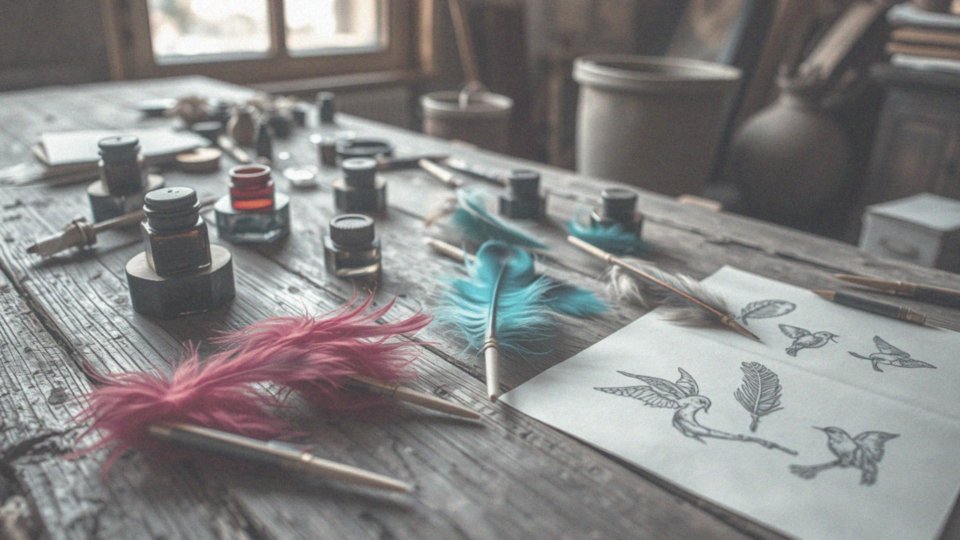Jakie są inspiracje do tatuażu pióra?