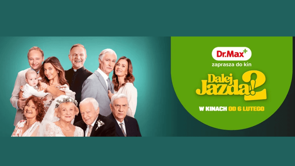 JAZDOBUS z filmem „Dalej jazda 2″ zawita do Ciechocinka 26.01 – akcja promocyjna Dr. Max