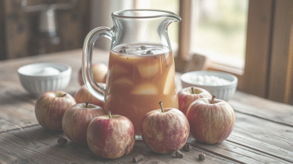 Kompot z jabłek z goździkami – przepis na aromatyczny napój